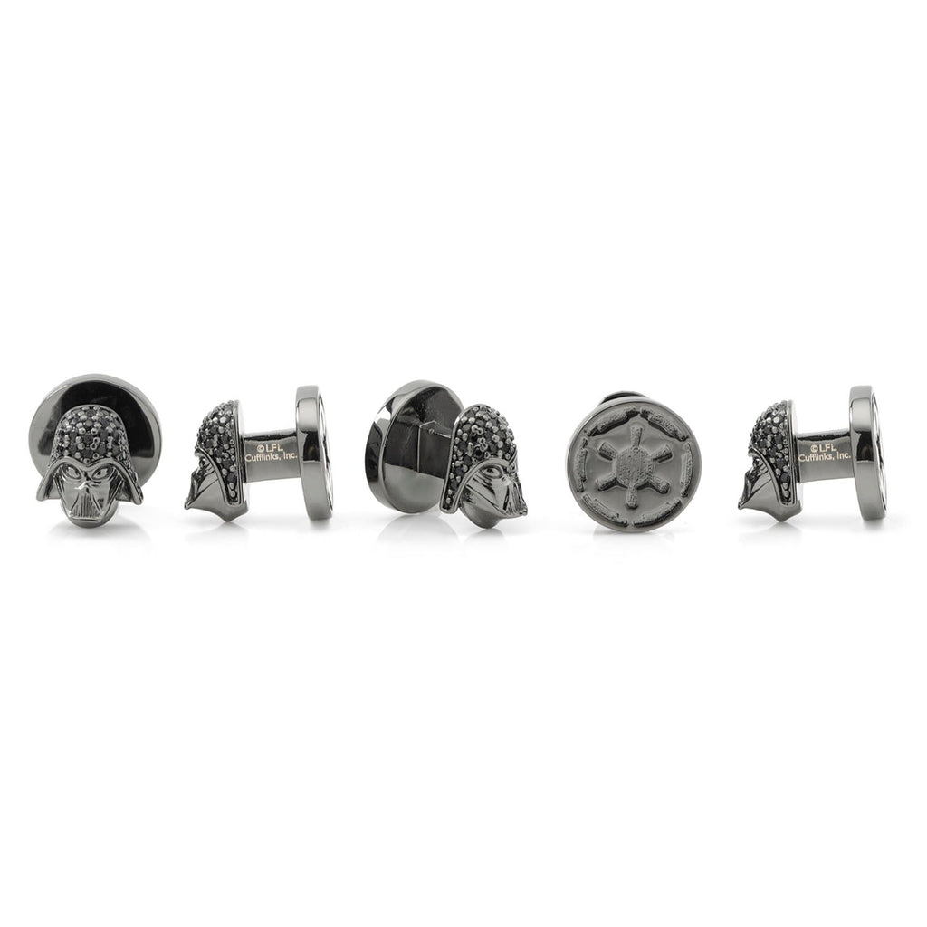 Star Wars Darth Vader 3D Black Crystal Tuxedo Stud Set - Image 3