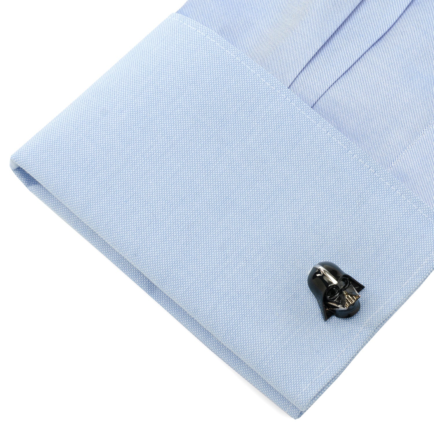 Star Wars Darth Vader 3D Cufflinks in Satin Black Metal - Image 3