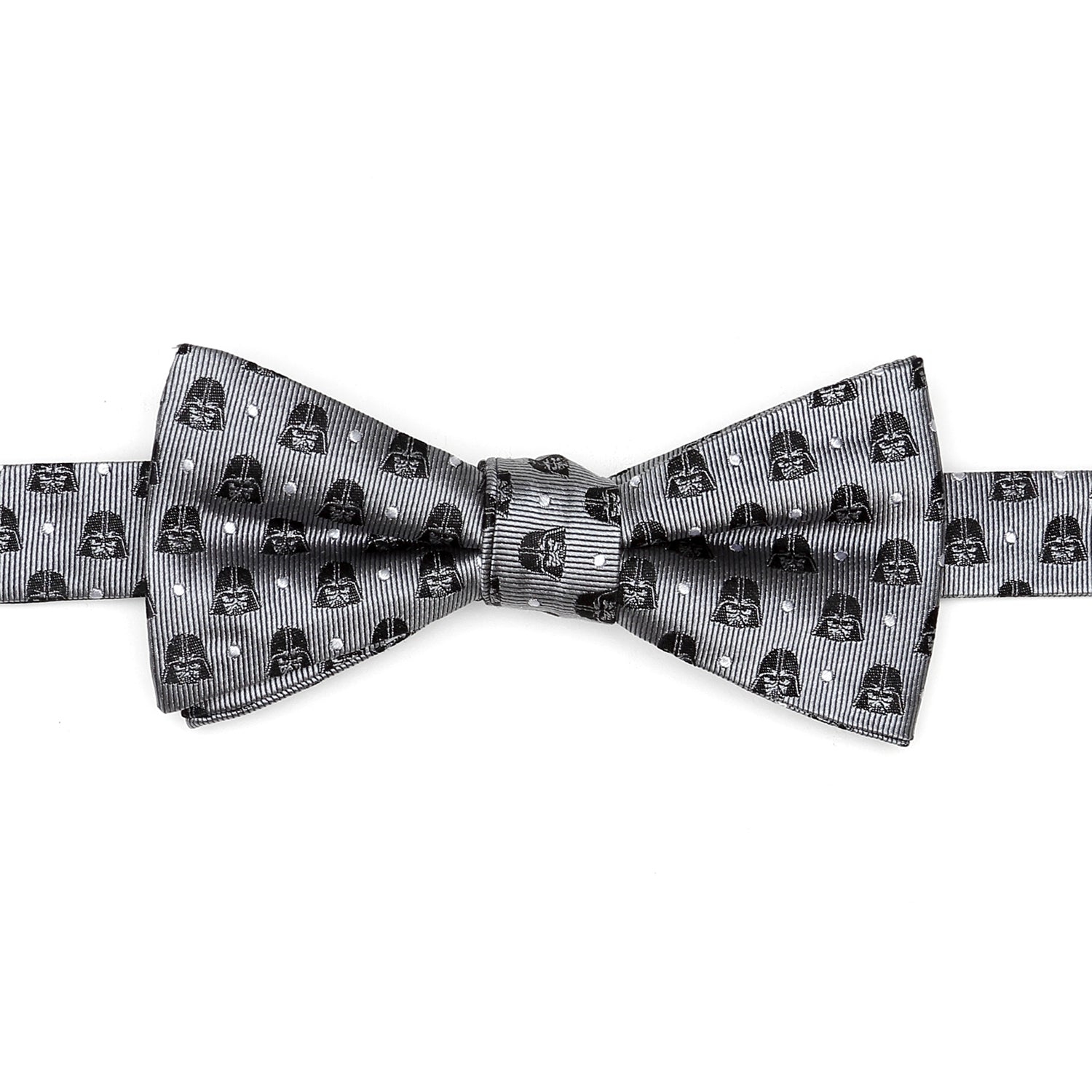 Star Wars Darth Vader Gray Polka Dot Bow Tie and Pocket Square Set - Image 3