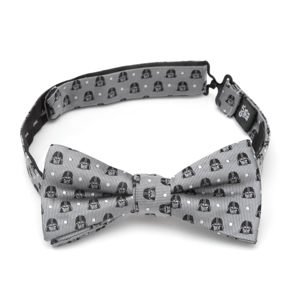 Star Wars Darth Vader Gray Polka Dot Pre-Tied Bow Tie - Image 4