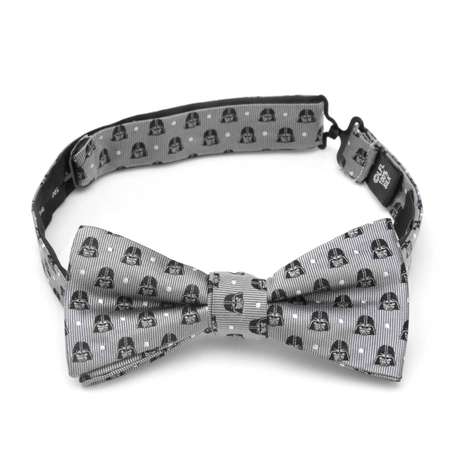 Star Wars Darth Vader Gray Polka Dot Pre-Tied Bow Tie - Image 4