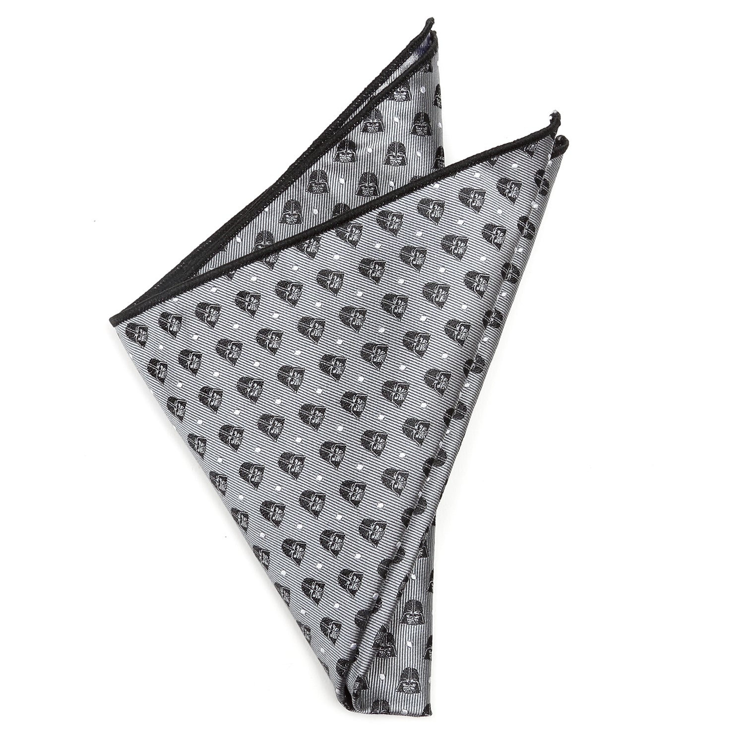 Star Wars Darth Vader Gray Polka Dot Pocket Square
