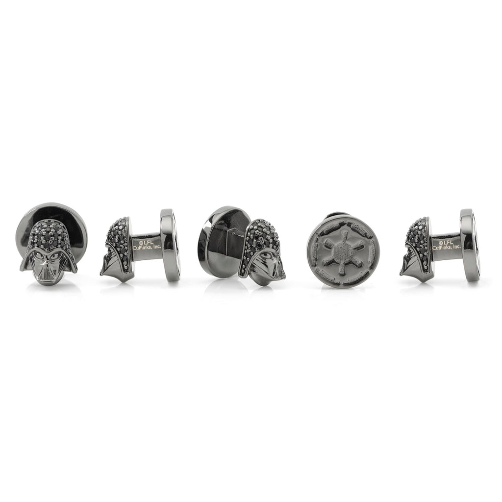 Star Wars Darth Vader 3D Crystal Cufflinks and Stud Set - Image 3