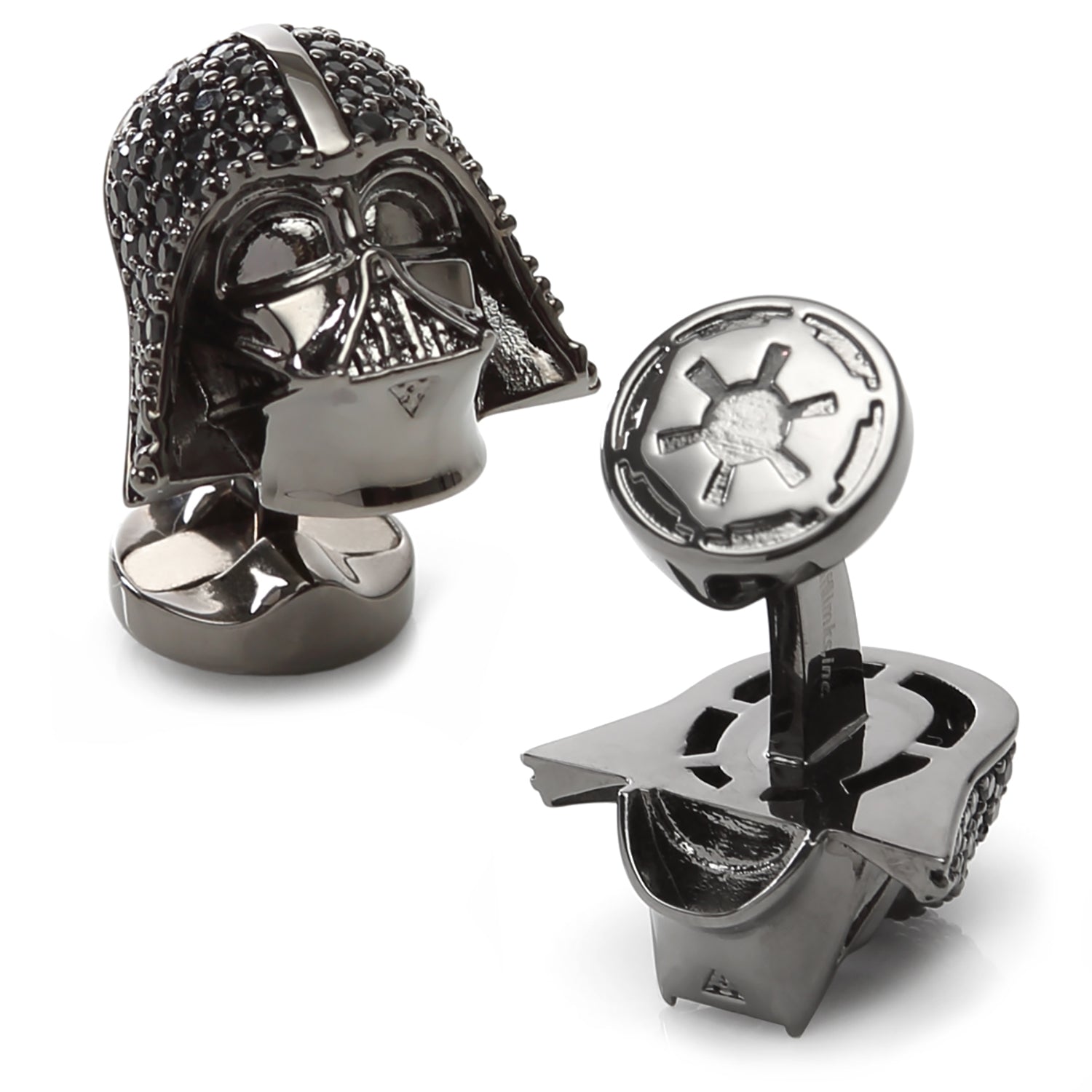 Star Wars Darth Vader 3D Crystal Cufflinks and Stud Set - Image 5