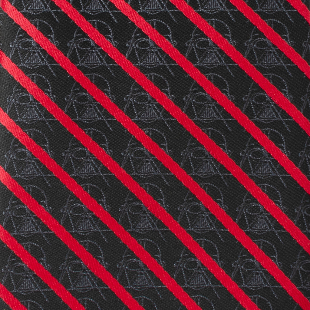 Star Wars Darth Vader Red and Black Striped Necktie - Image 6