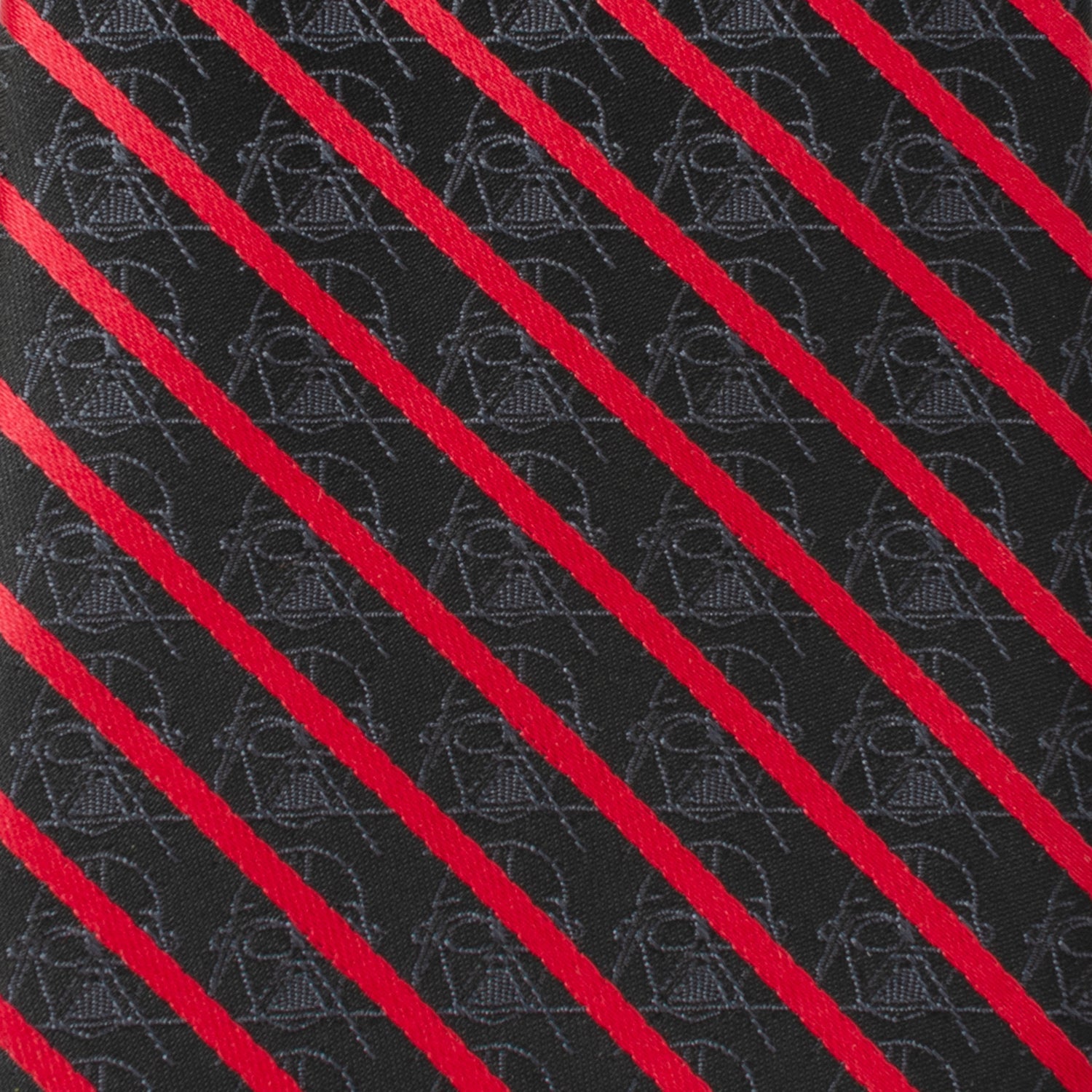 Star Wars Darth Vader Red and Black Striped Necktie - Image 6