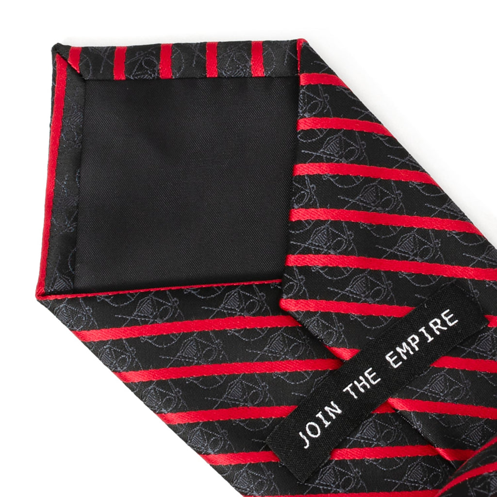 Star Wars Darth Vader Red and Black Striped Necktie - Image 7