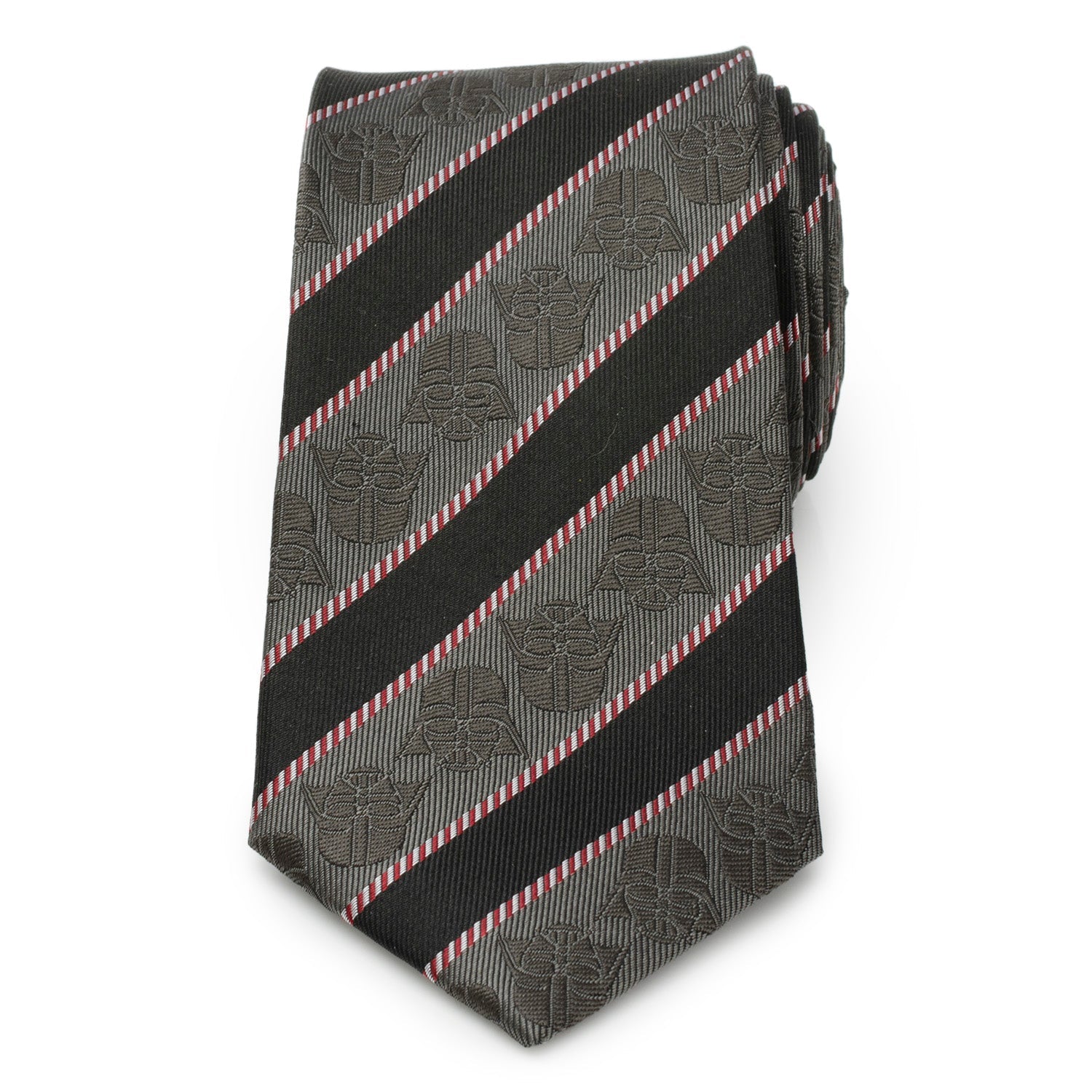 Star Wars Darth Vader Stripe Tie in Black and Gray - Image 3