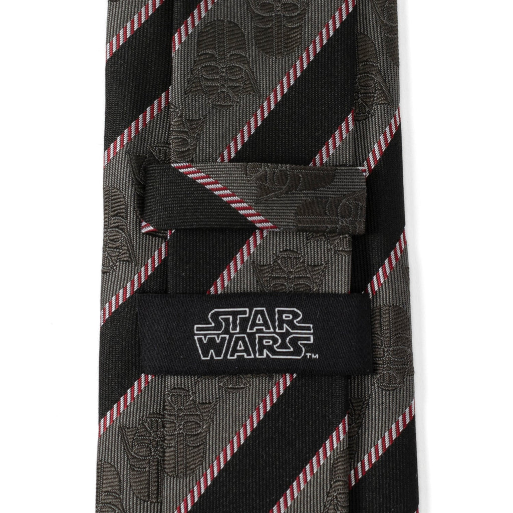 Star Wars Darth Vader Stripe Tie in Black and Gray - Image 5