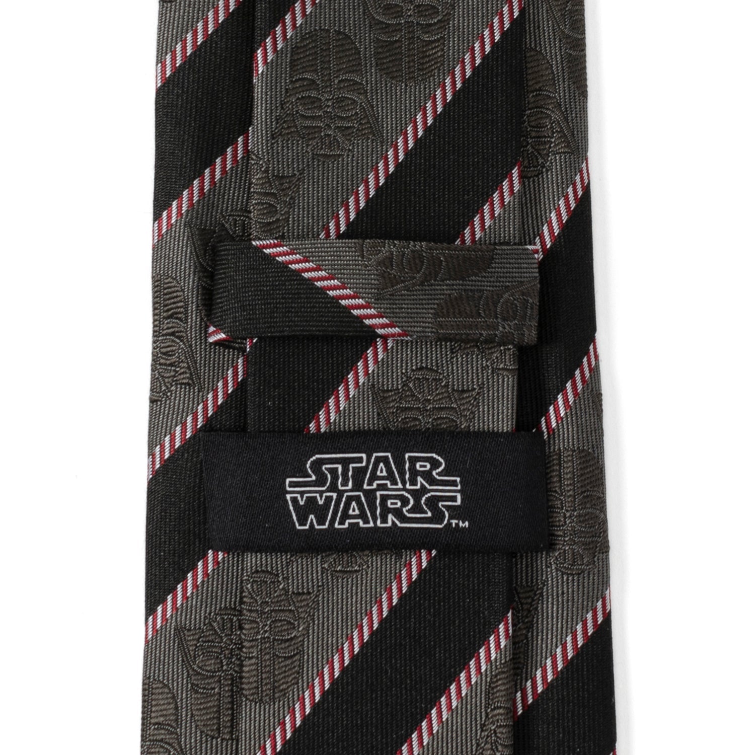 Star Wars Darth Vader Stripe Tie in Black and Gray - Image 5