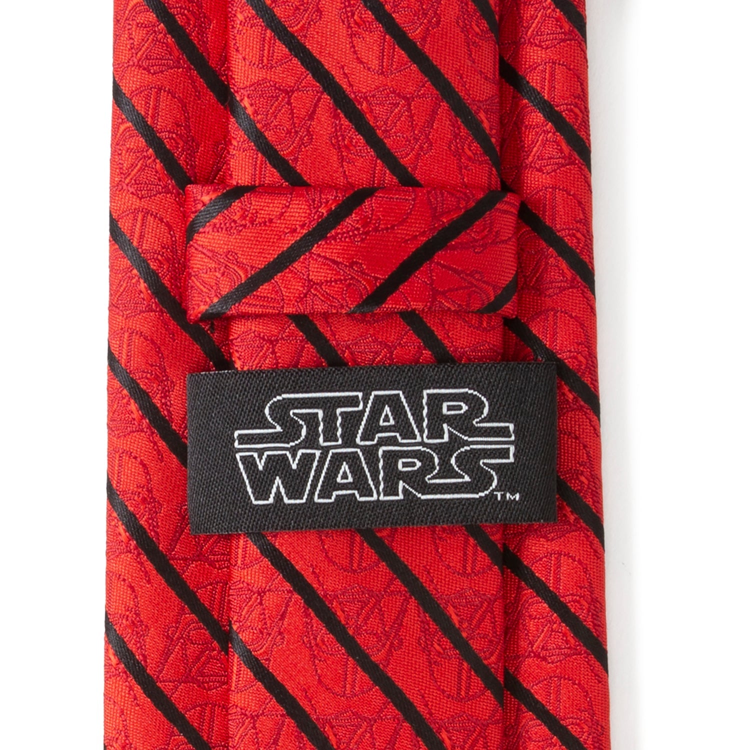 Star Wars Darth Vader Red and Black Striped Tie - Image 6