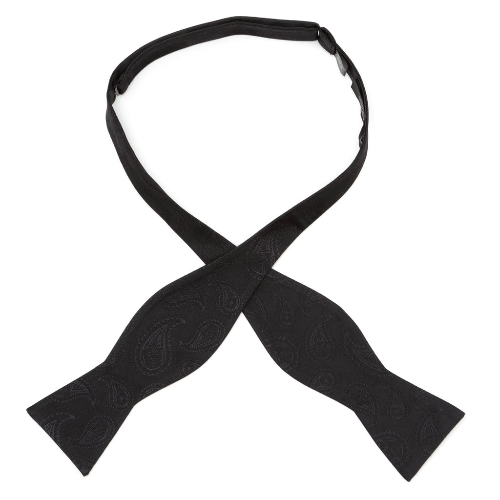 Star Wars Darth Vader Black Paisley Silk Self-Tie Bow Tie