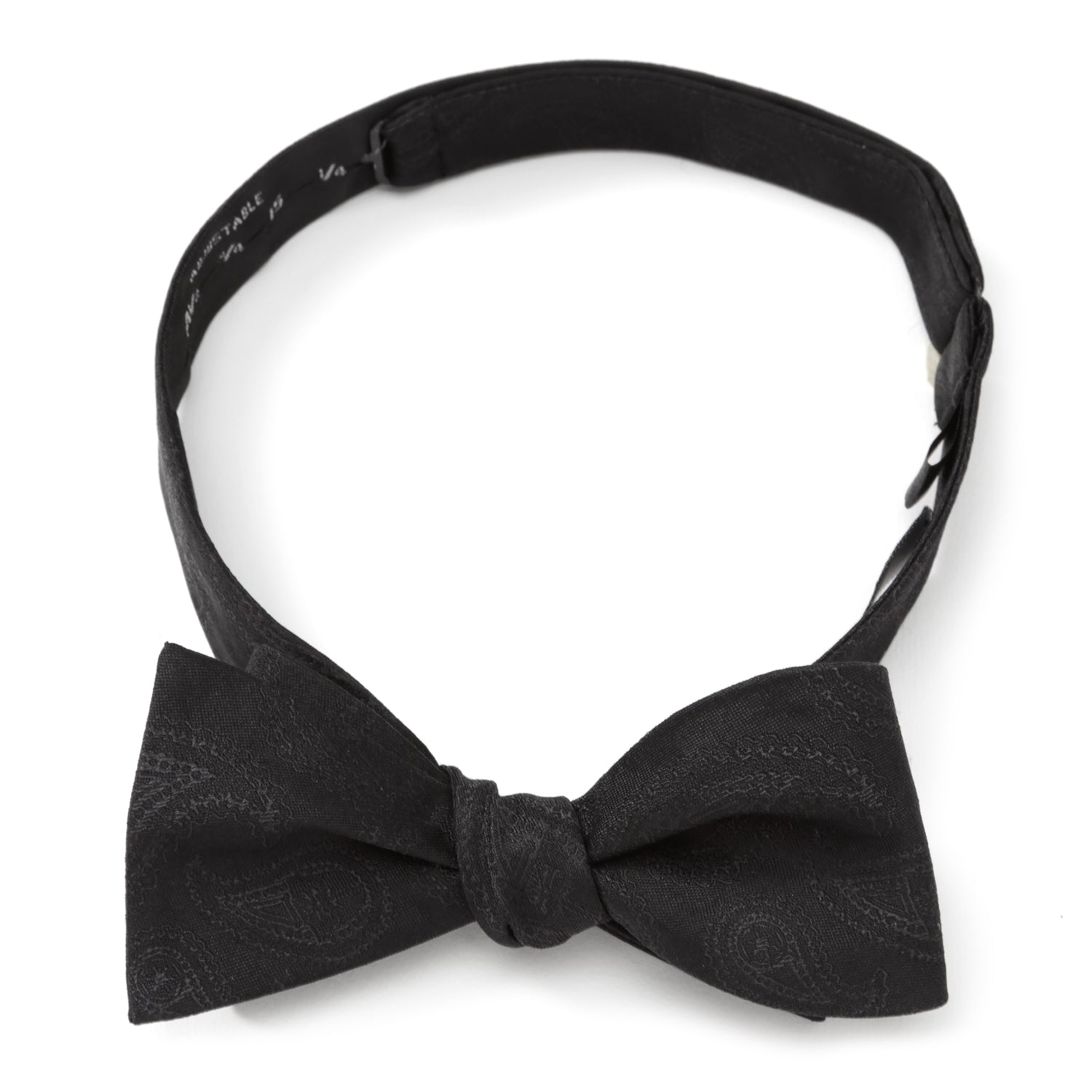 Star Wars Darth Vader Black Paisley Silk Self-Tie Bow Tie