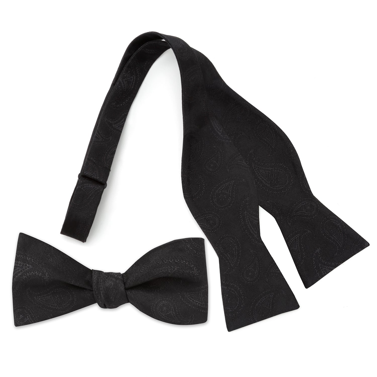 Star Wars Darth Vader Black Paisley Silk Self-Tie Bow Tie