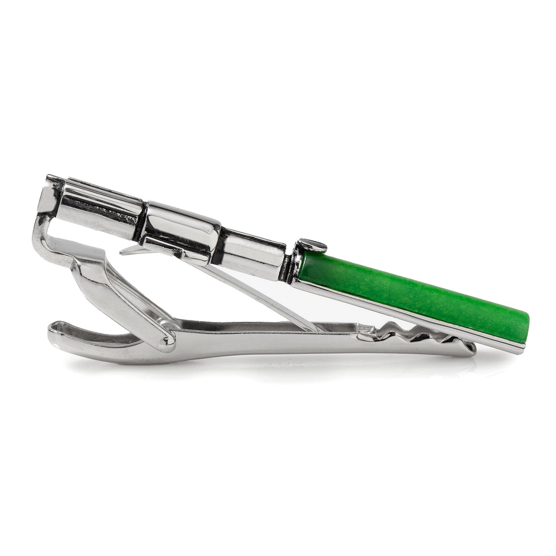 Star Wars Yoda Lightsaber Tie Clip in Silver and Green - Image 4
