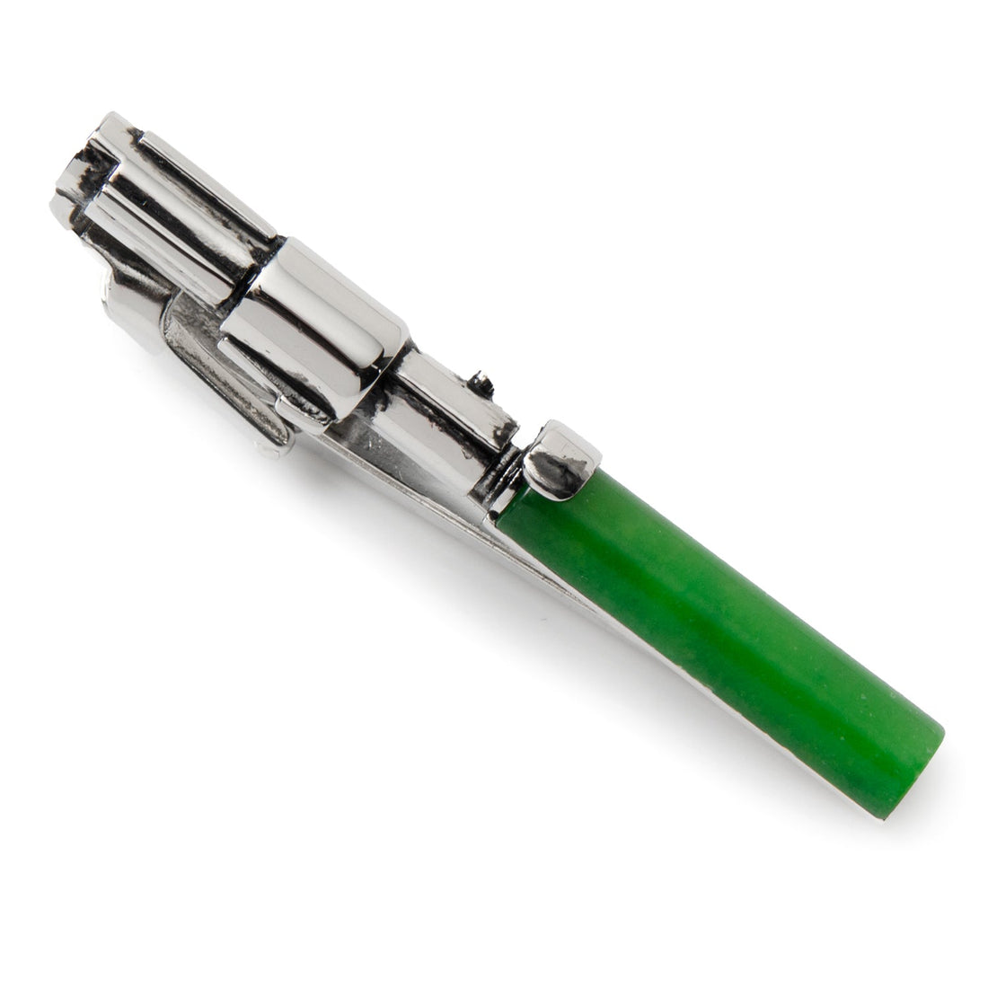 Star Wars Yoda Lightsaber Tie Clip in Silver and Green - Image 5