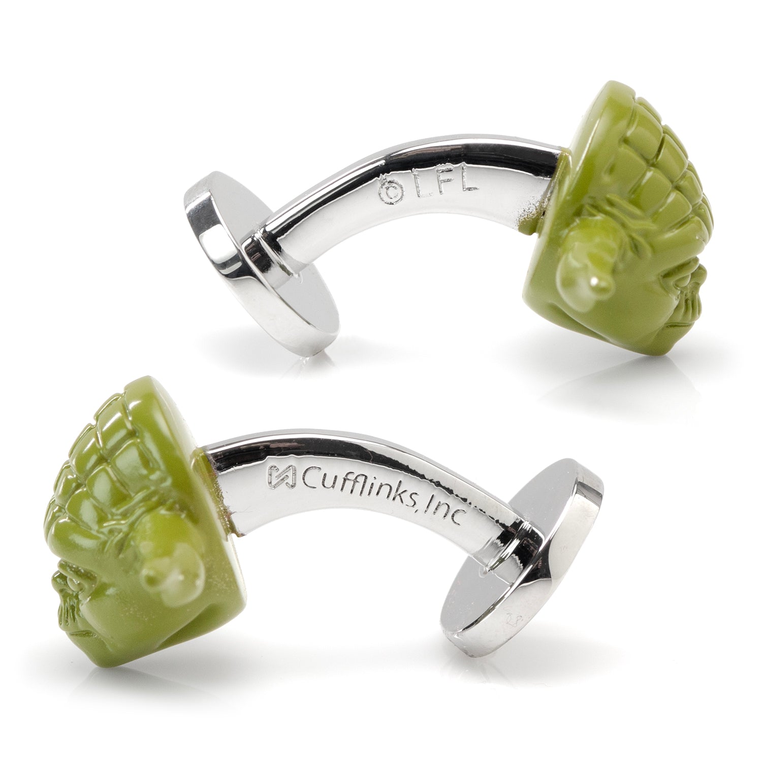 Star Wars 3D Yoda Cufflinks Green Jedi Master Character Design - Image 4
