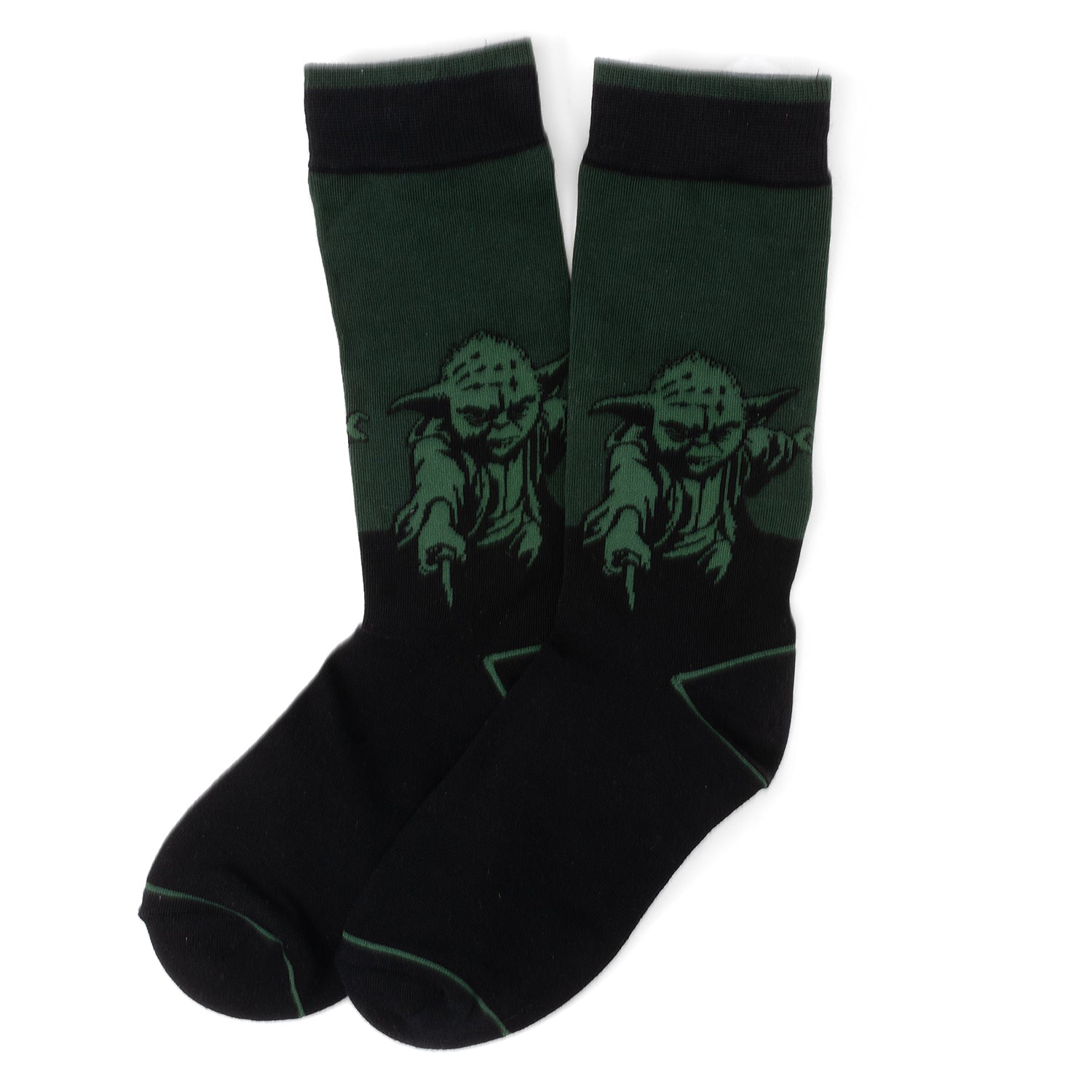 Star Wars Yoda Green Socks and Jedi Order Crest Lapel Pin Set - Image 4