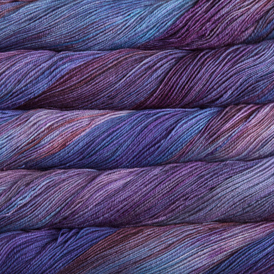 Hand-Dyed Merino Wool Sock Yarn - Variegated Jewel Tones 440 Yard