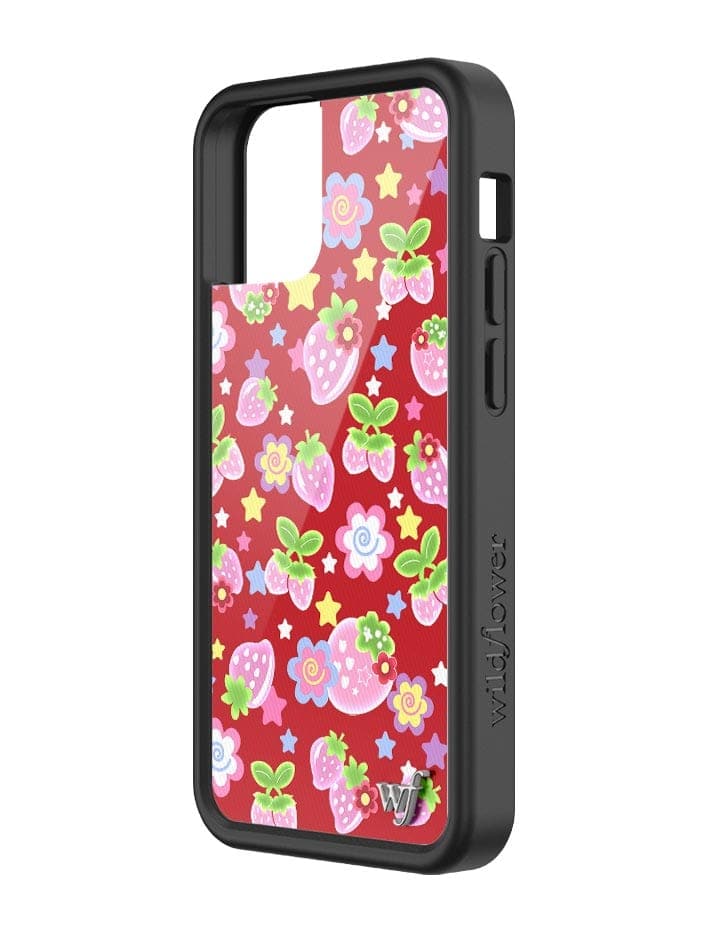 Star Berries iPhone Case with Red Strawberry and Star Pattern - Image 14