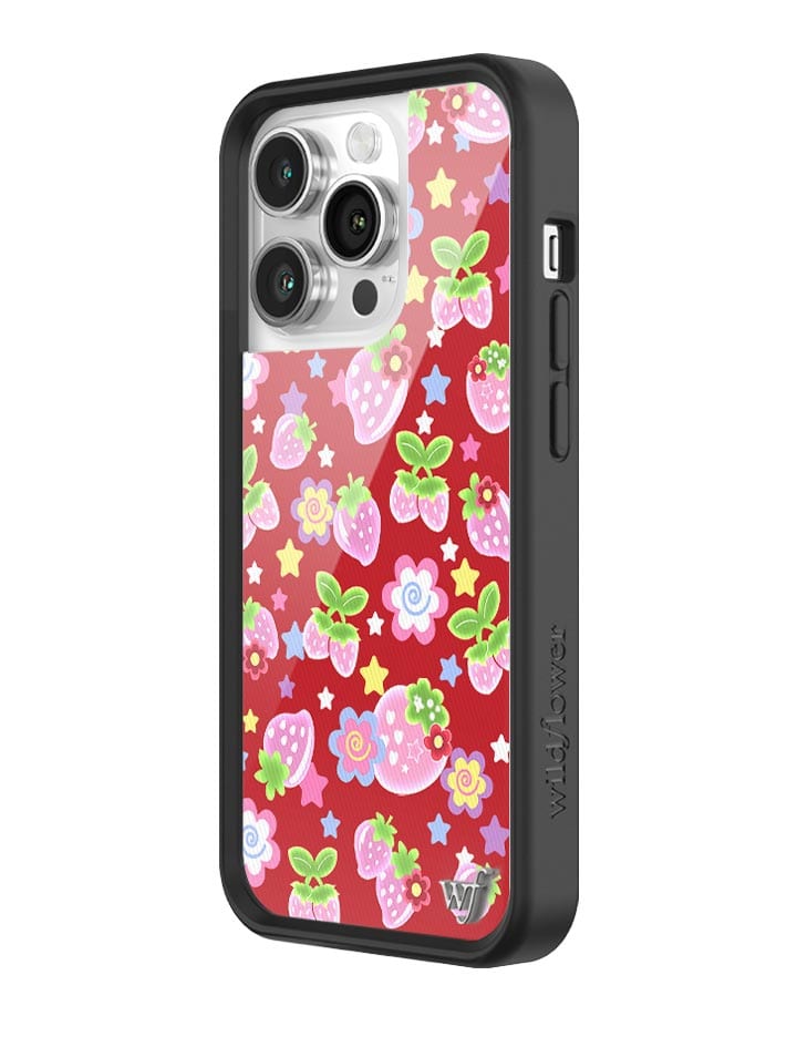 Star Berries iPhone Case with Red Strawberry and Star Pattern - Image 12