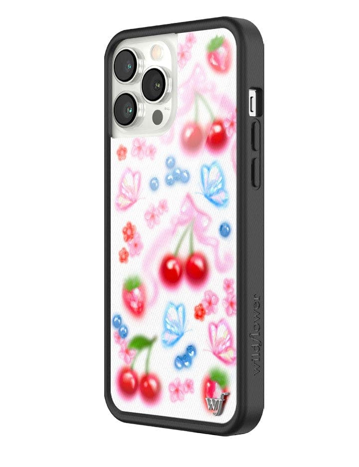 Sweet Cherries iPhone Case with Butterfly Print - Image 26