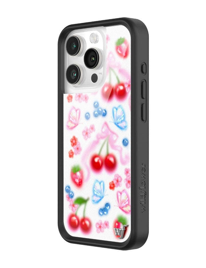 Sweet Cherries iPhone Case with Butterfly Print - Image 14