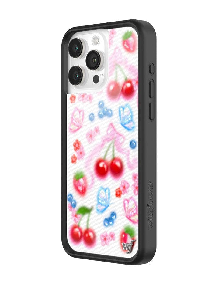 Sweet Cherries iPhone Case with Butterfly Print - Image 10