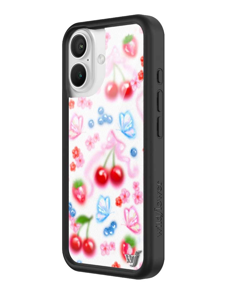 Sweet Cherries iPhone Case with Butterfly Print - Image 8