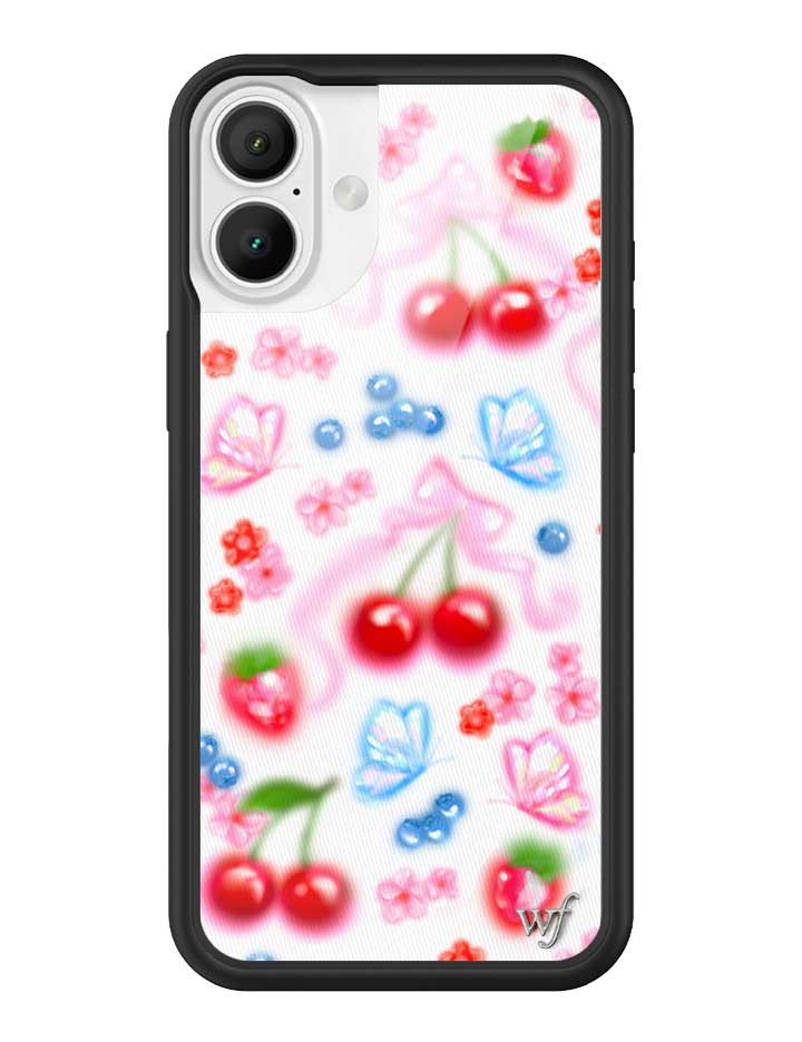 Sweet Cherries iPhone Case with Butterfly Print - Image 3