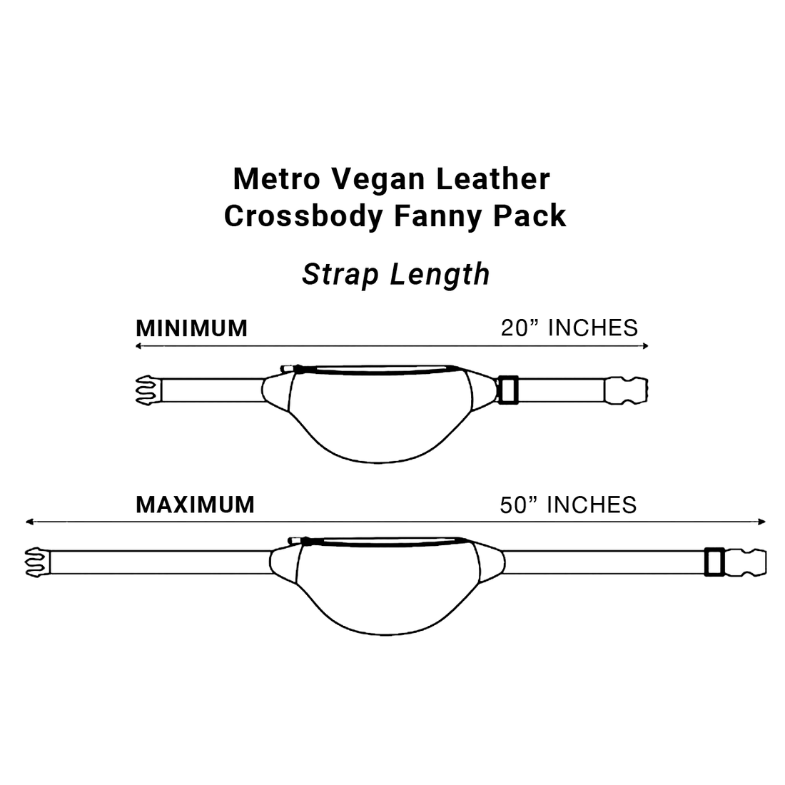 Brown Vegan Leather Cross Body EMF Shielding Fanny Pack - Image 3