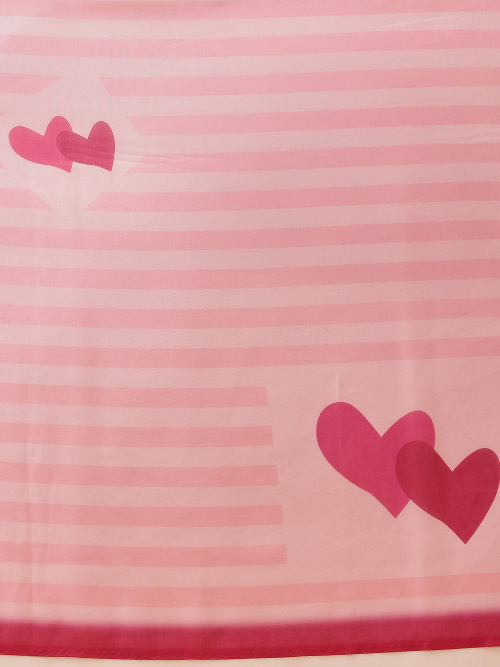 Pink Mul Cotton Lahariya Saree with Digital Prints