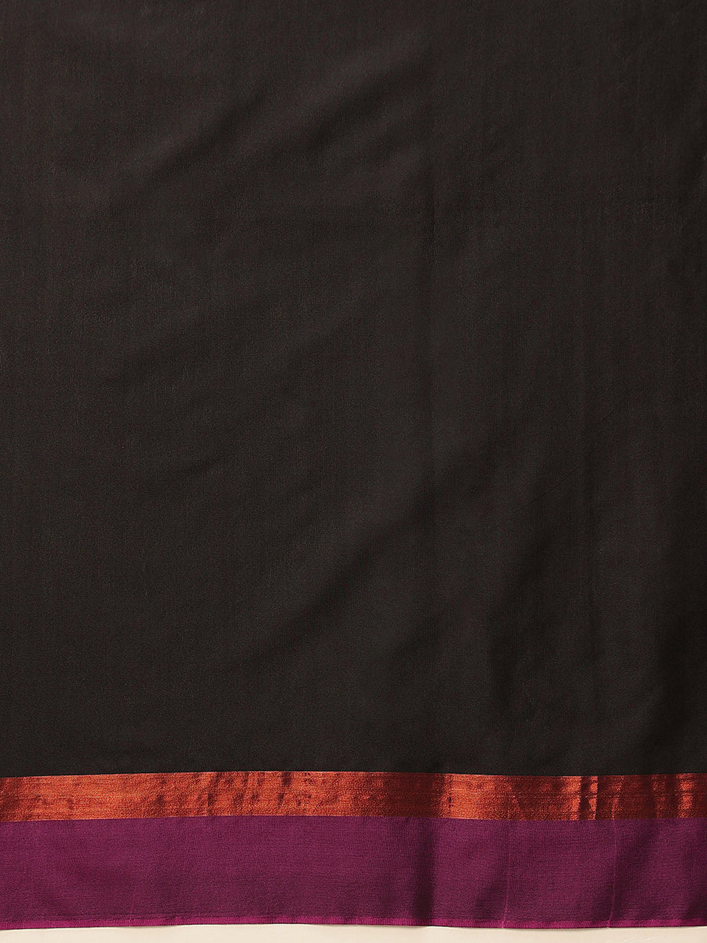 Black Banarasi Art Silk Solid Saree for Sophisticated Events