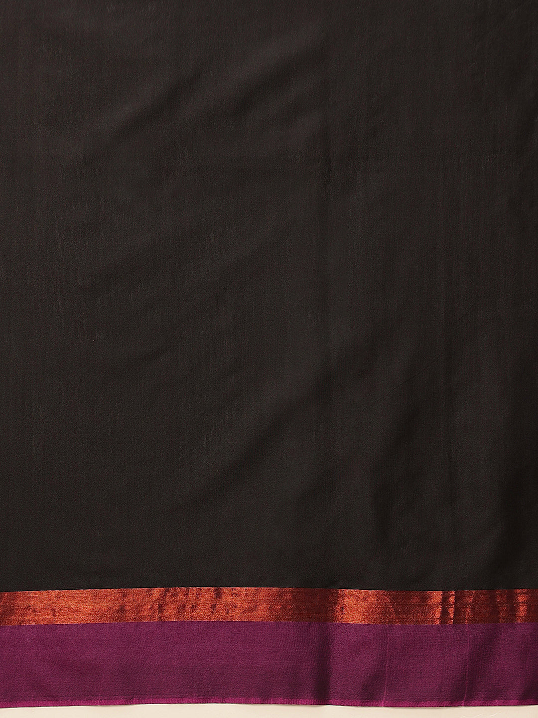 Black Banarasi Art Silk Solid Saree for Sophisticated Events