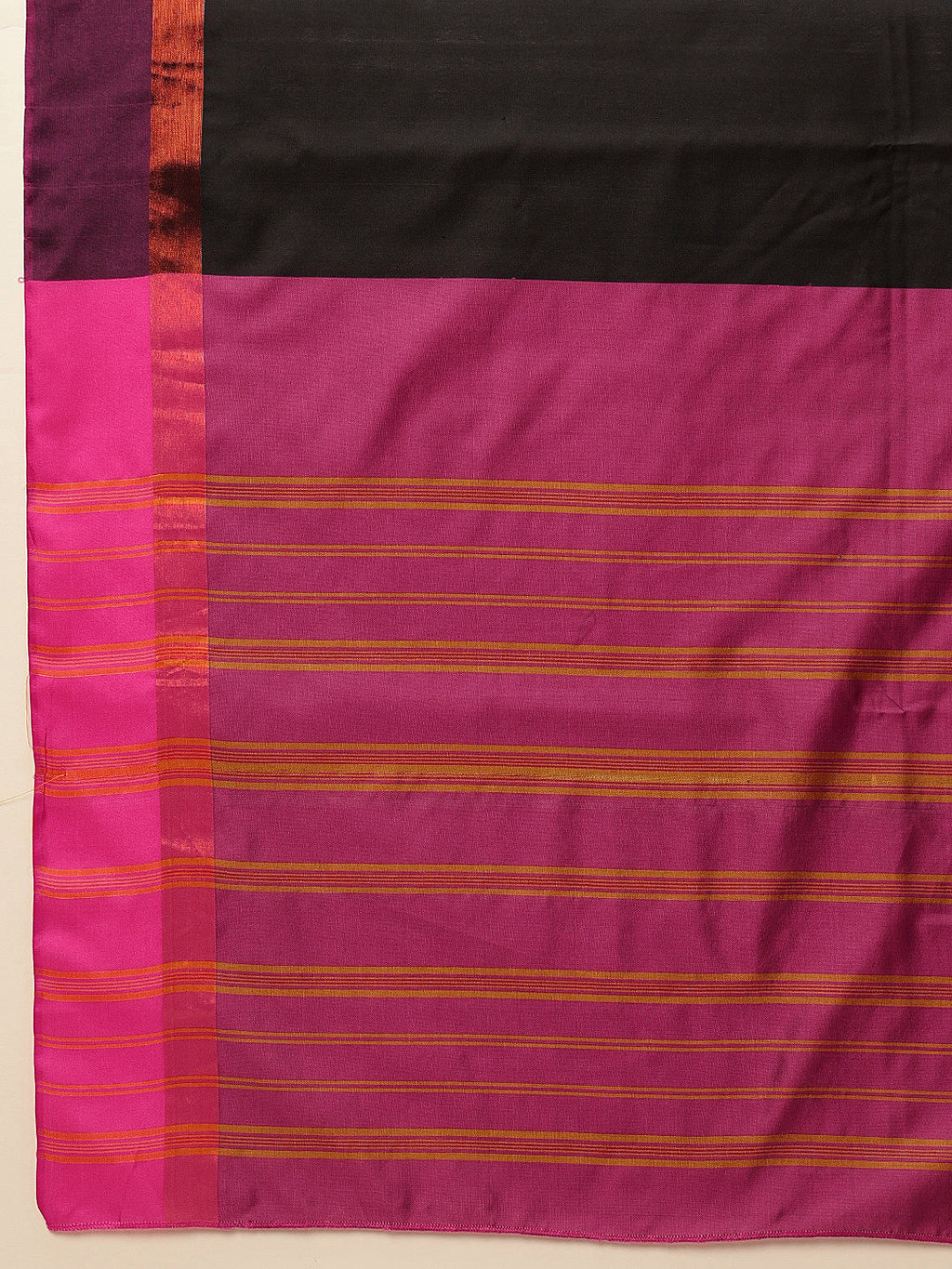 Black Banarasi Art Silk Solid Saree for Sophisticated Events