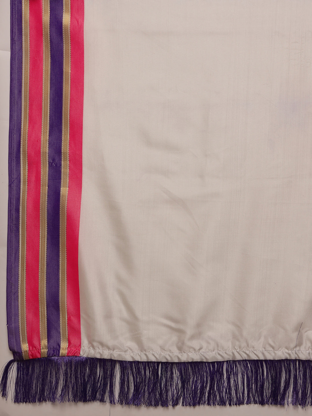 White Banarasi Soft Silk Solid Saree for Elegant Occasions
