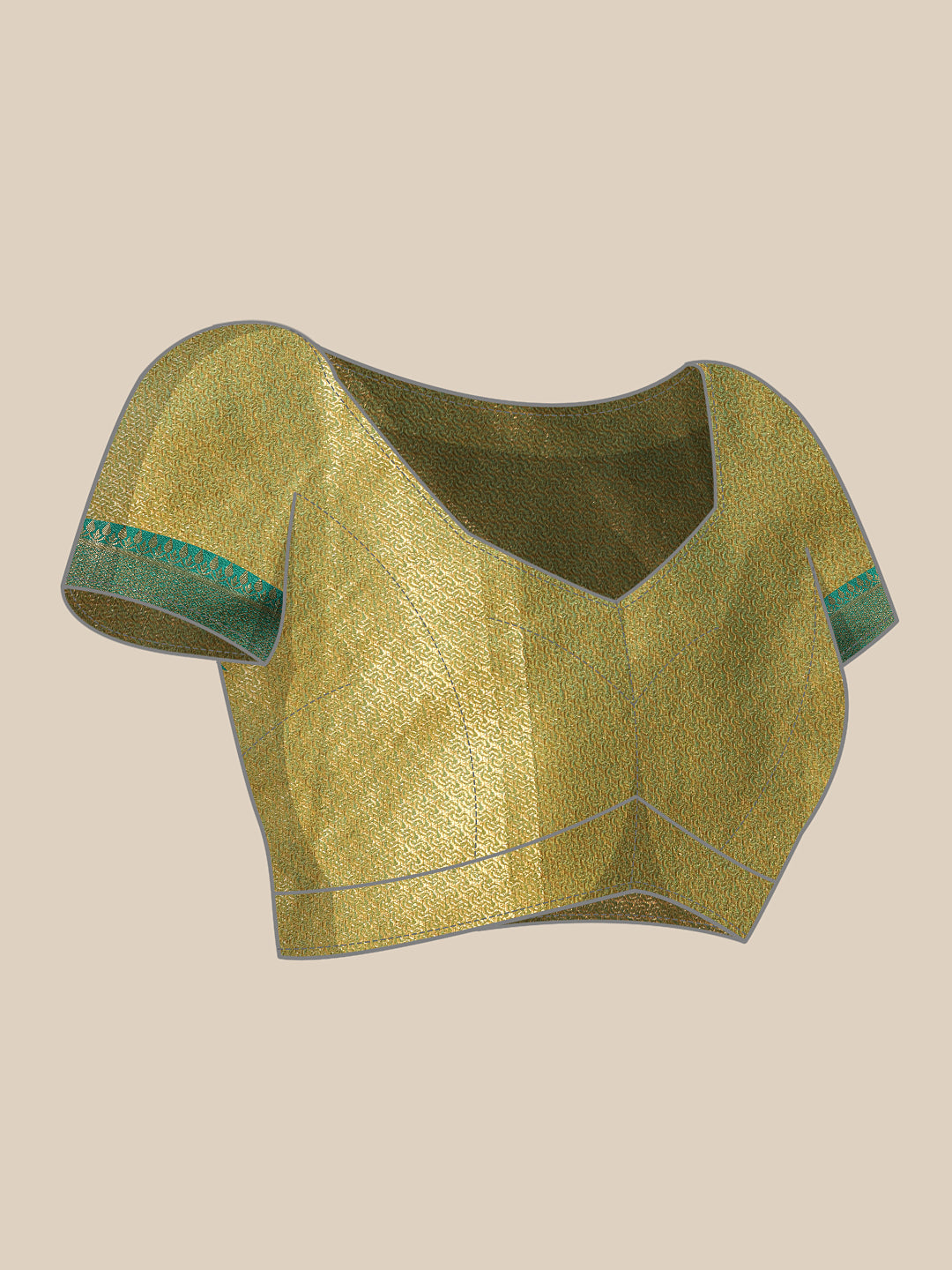 Yellow Banarasi Silk Saree with Traditional Woven Design