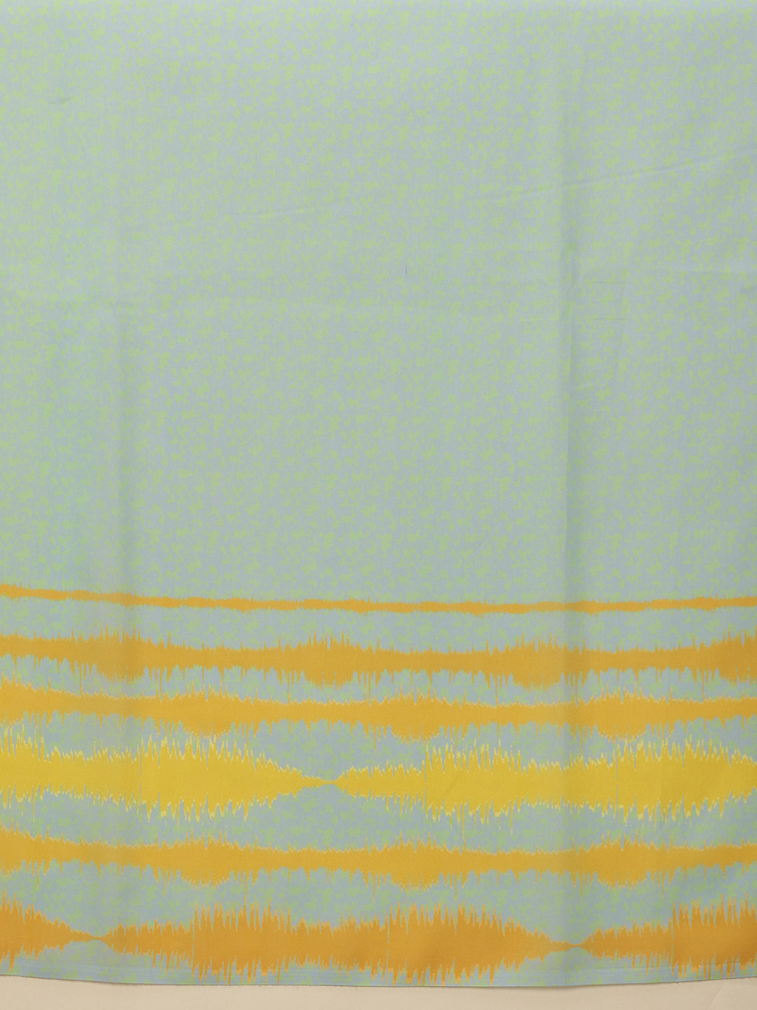 Teal Bollywood Mul Cotton Saree with Abstract Digital Print