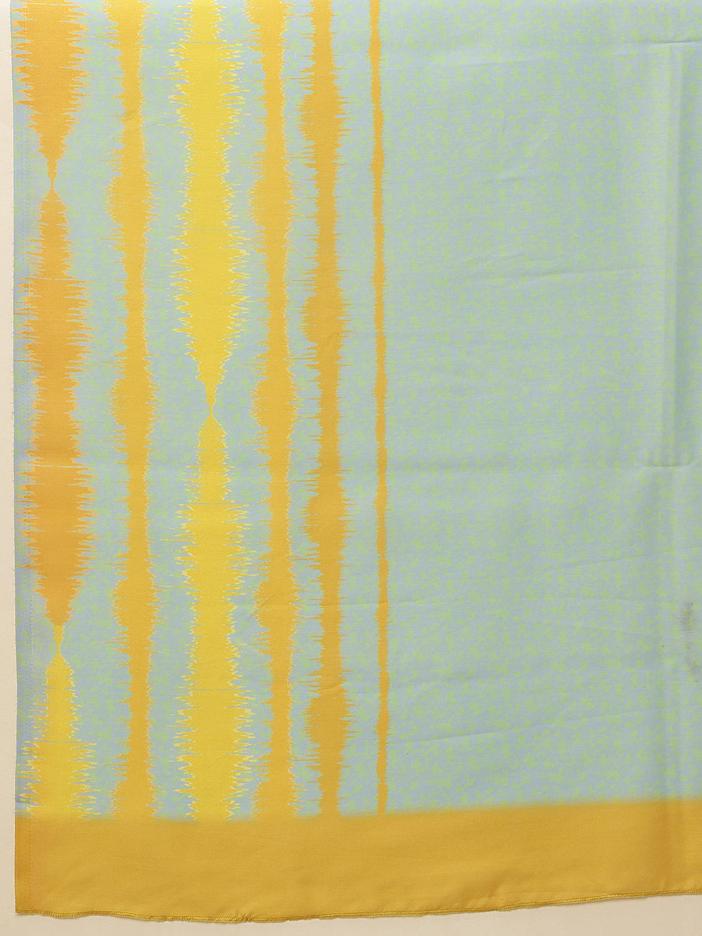 Teal Bollywood Mul Cotton Saree with Abstract Digital Print