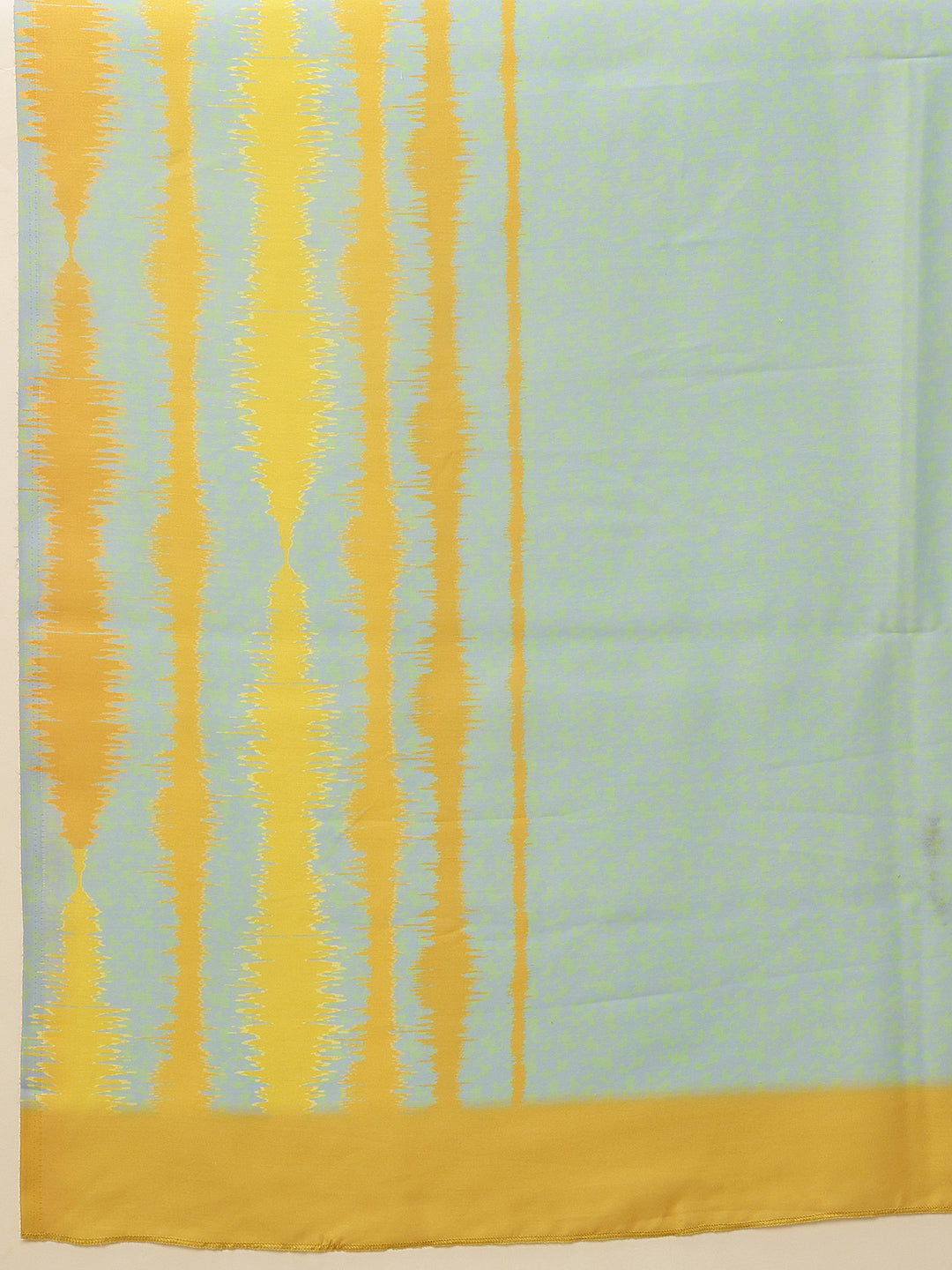 Teal Bollywood Mul Cotton Saree with Abstract Digital Print