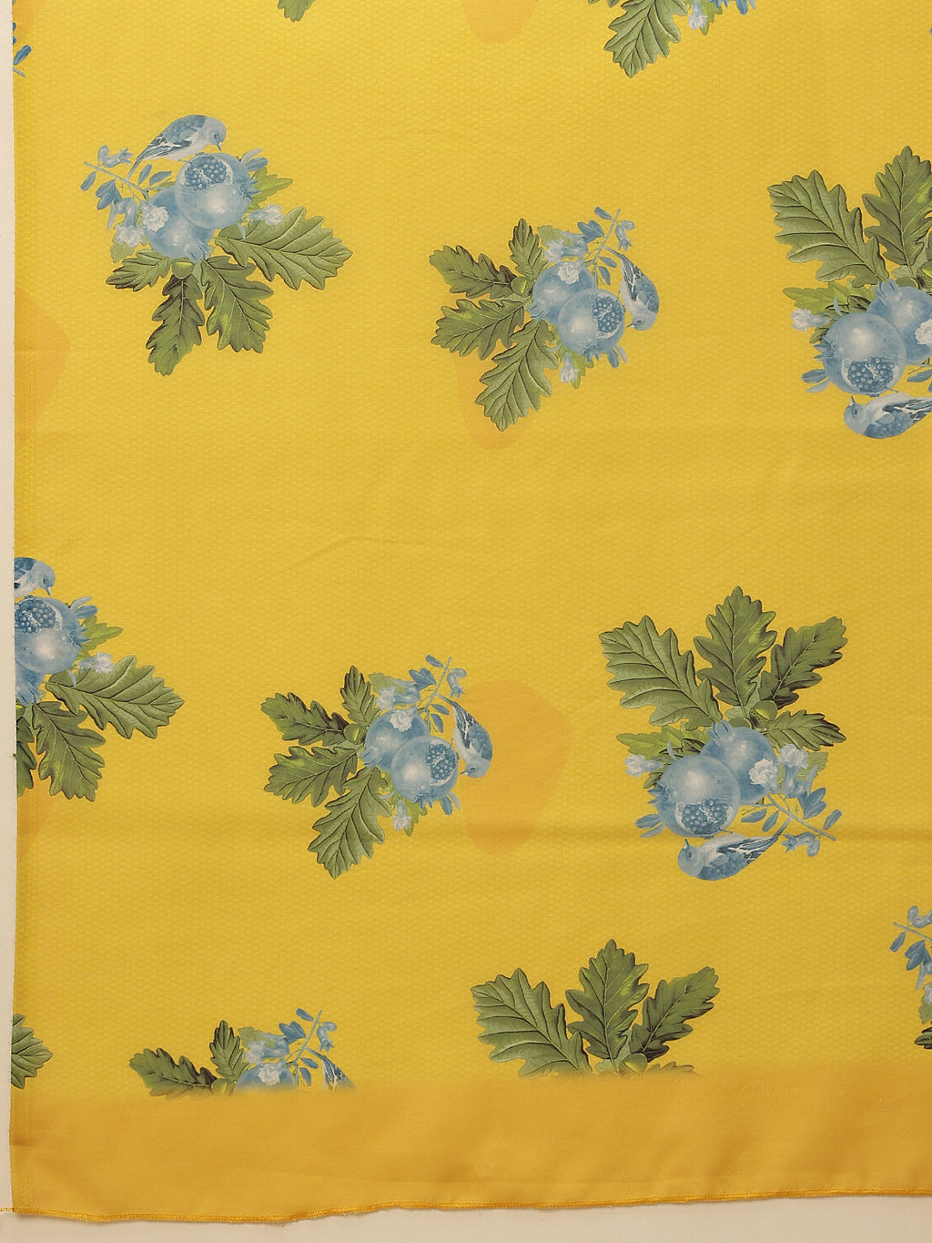 Yellow Mul Cotton Abstract Digital Printed Bollywood Saree
