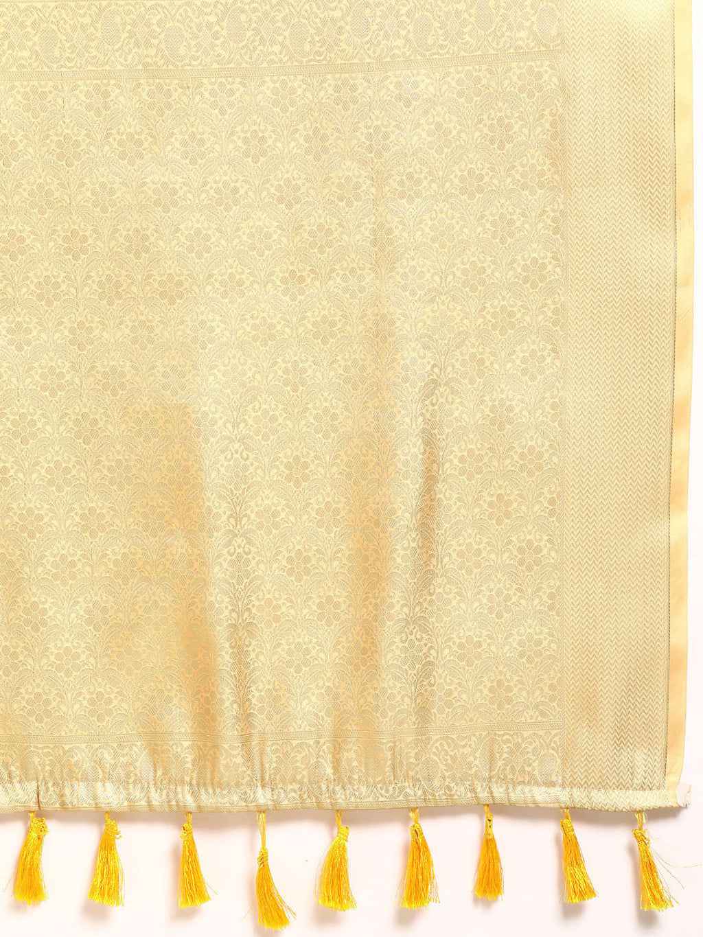 Multicolor Floral Art Silk Saree with Woven Zari Design