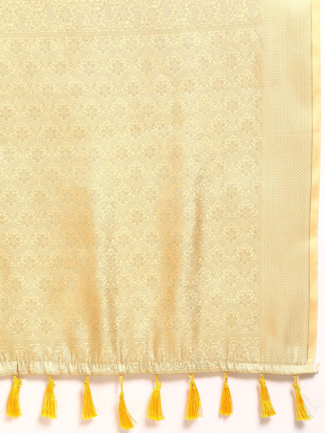 Multicolor Floral Art Silk Saree with Woven Zari Design