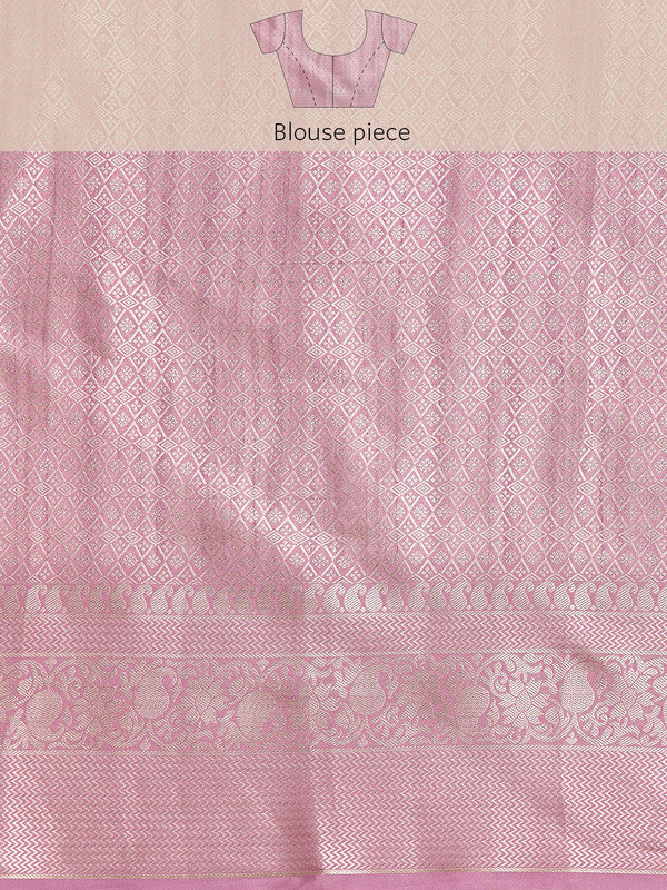 Multicolor Art Silk Floral Saree with Woven Zari Design