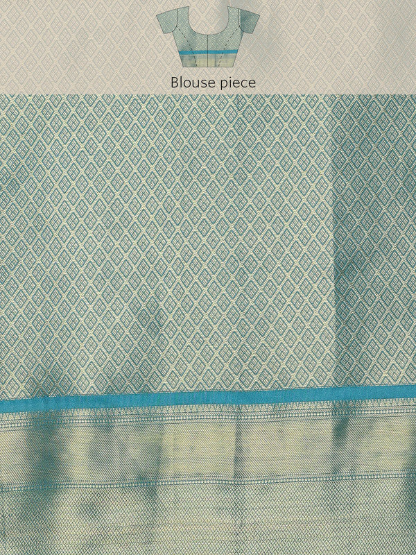 Multicolor Kanjeevaram Silk Kalamkari Digital Print Saree