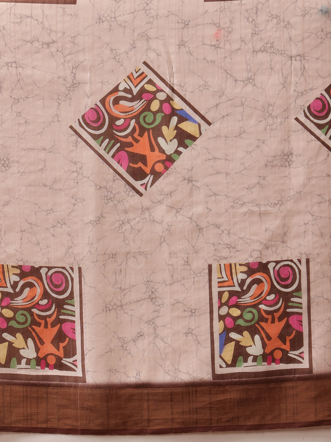 Multi Floral Digital Printed Banarasi Silk Blend Saree