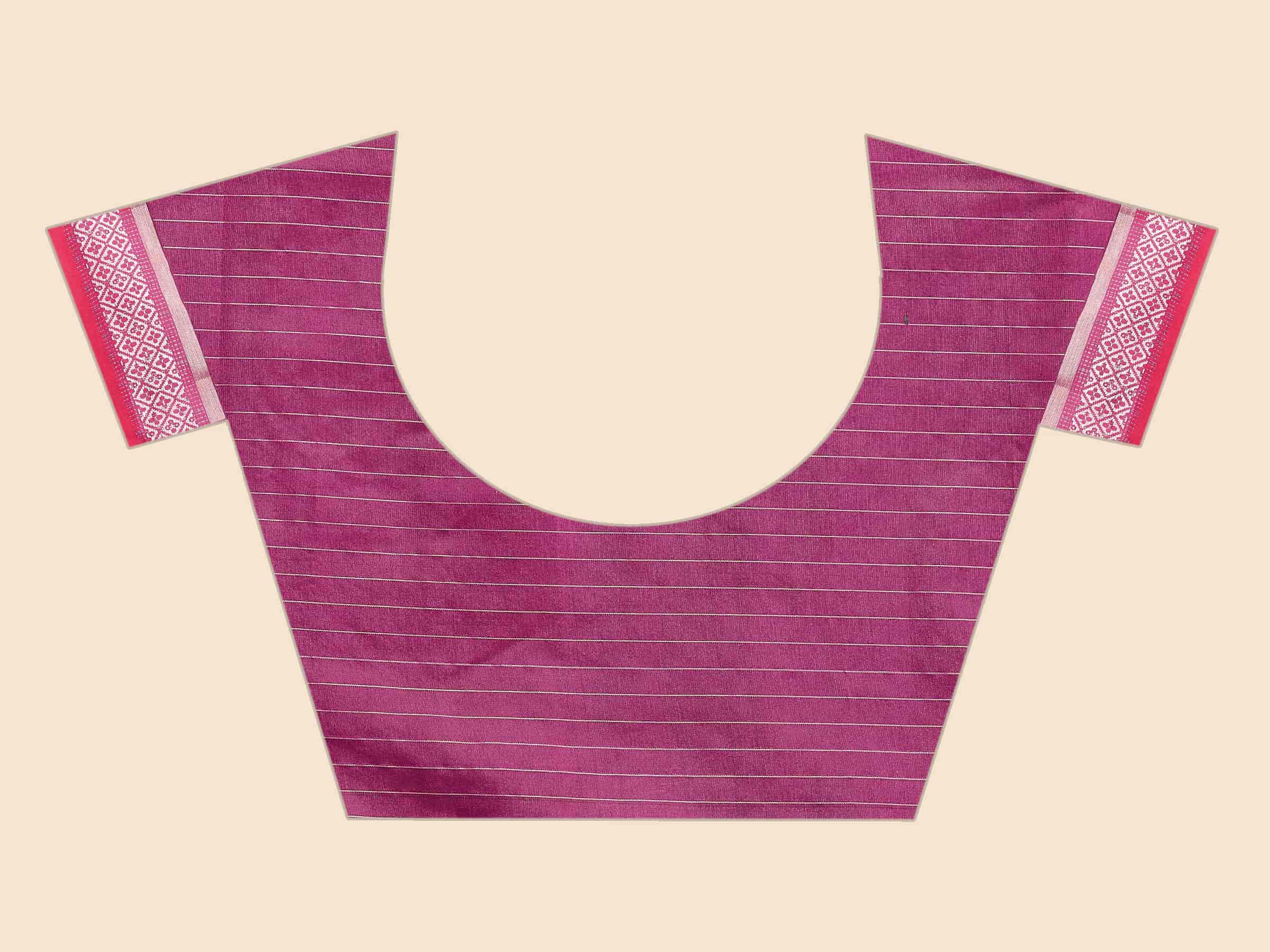 Hiral Fashion Green Banarasi Soft Silk Checks Zari Woven Saree