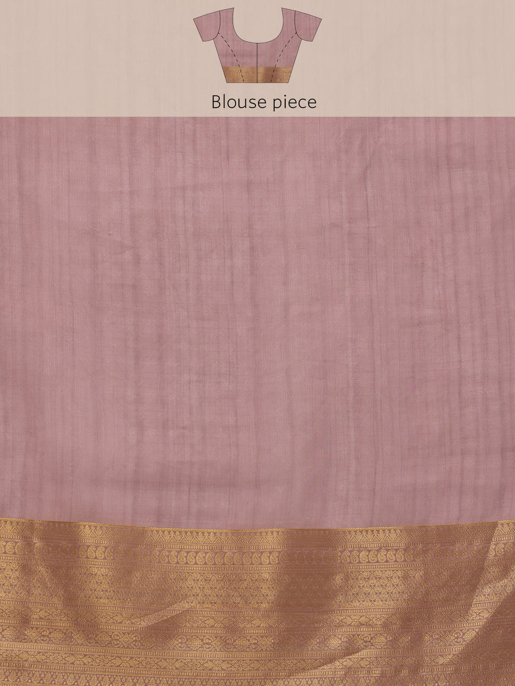 Pink Kota Doria Embroidered Floral Saree with Unstitched Blouse