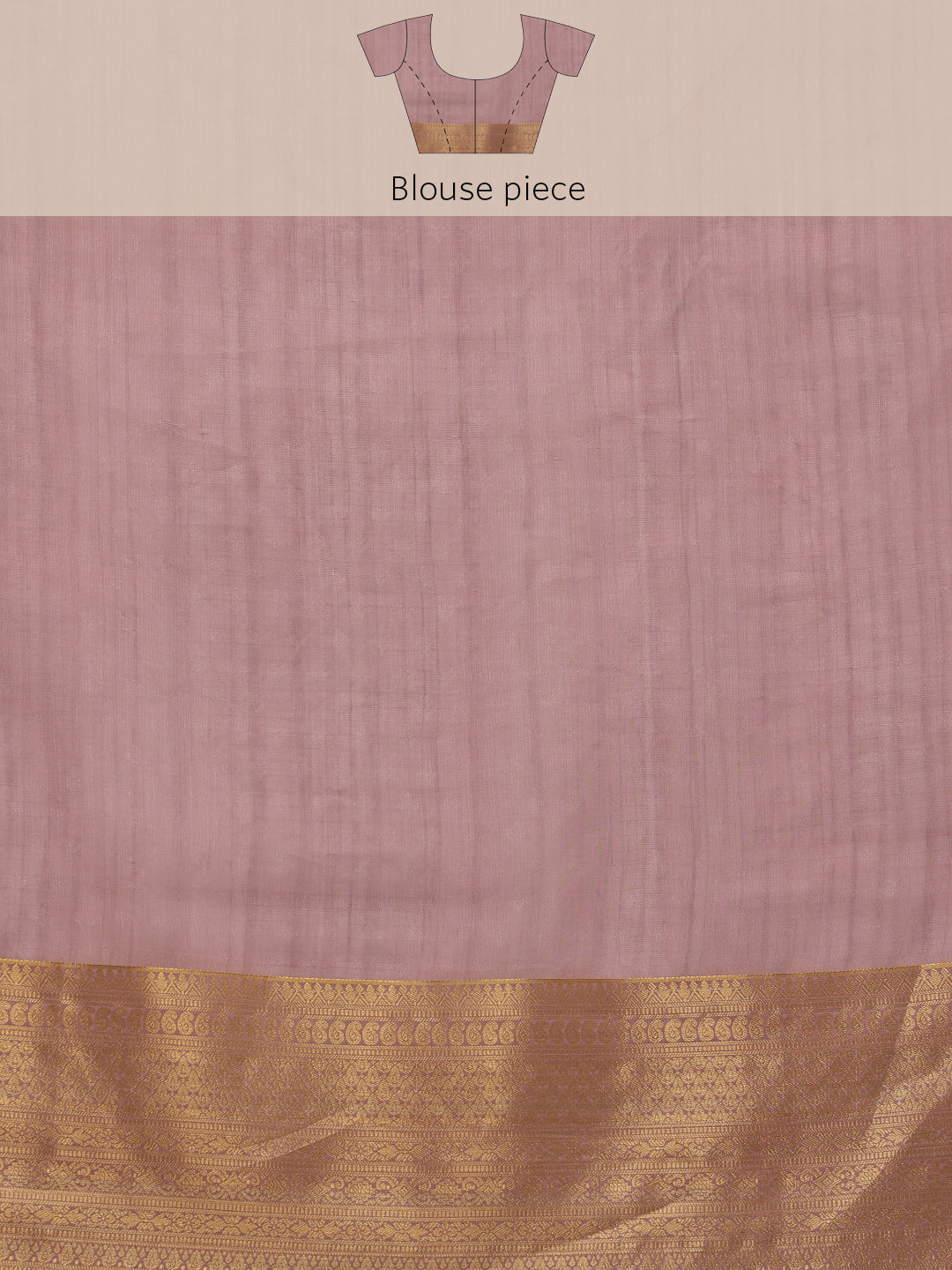 Pink Kota Doria Embroidered Floral Saree with Unstitched Blouse