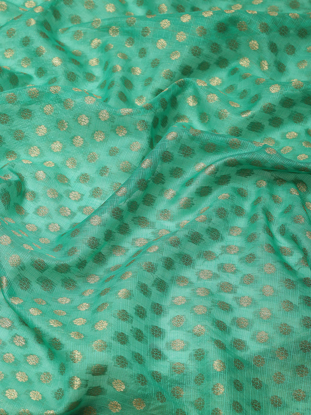 Green Kanjeevaram Art Silk Saree with Rich Woven Design